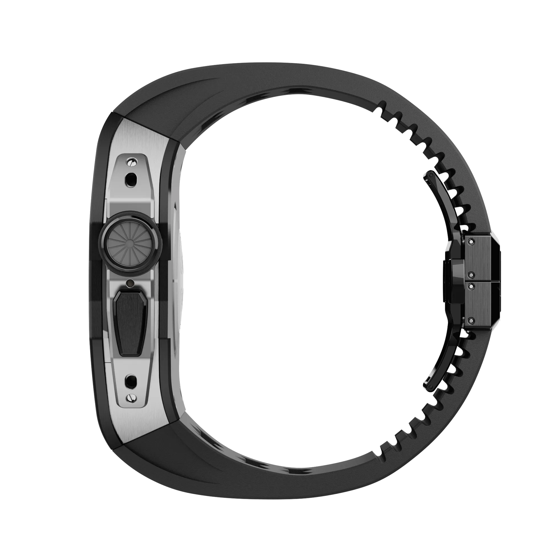 Apple Watch Ultra case black titan RL - black rubber